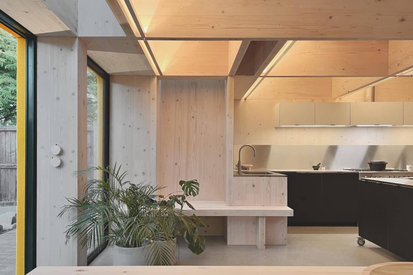 CLT House by Unknown Works - Aucoot Journal - Modern House Renovation using CLT